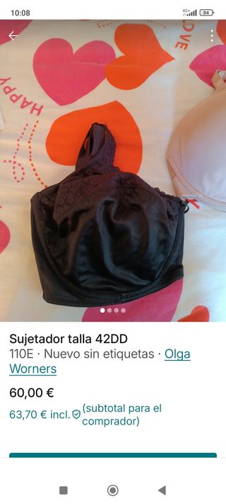 Vendo 3 sujetadores