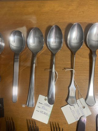 28 piezas cuberteria acero inoxidable