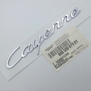 EMBLEMA LETRAS CROMADAS PORSCHE CAYENNE