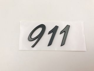 EMBLEMA LETRAS PORSCHE 911 NEGRAS O PLATA.