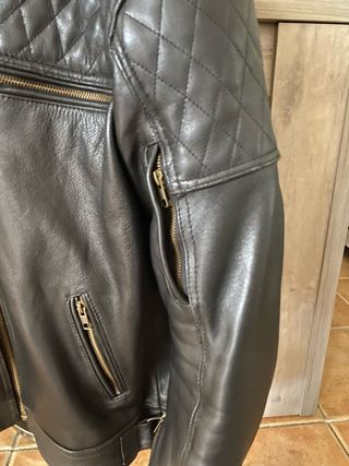 Chaqueta moto cuero 