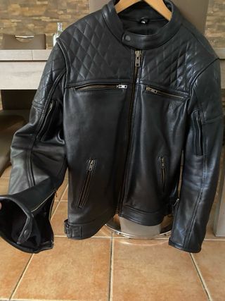 Chaqueta moto cuero 