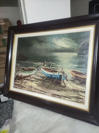 Cuadro pintado al óleo