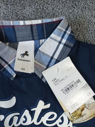 Camiseta-camisa niño