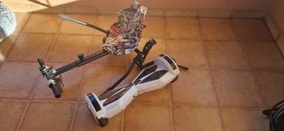 patinete homeboard y asiento
