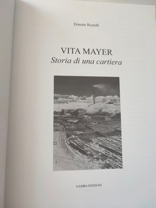 Libro Vita Mayer storia di una cartiera