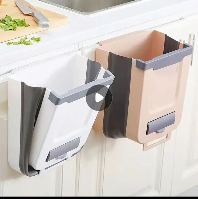 Cubo de basura pegable