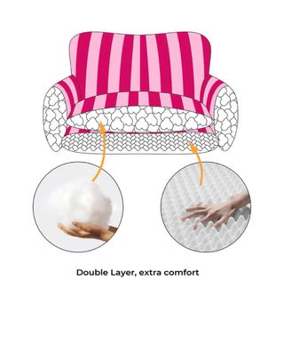 FUNNY FUZZY Sofá cama lana cordero sintética