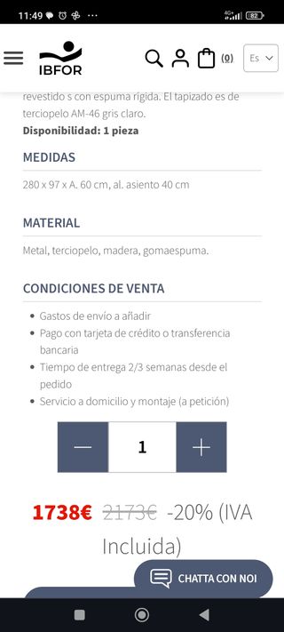 Sofá de diseño