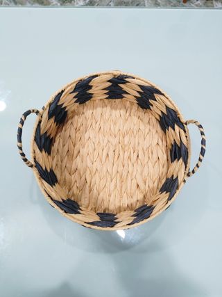 Centro mesa panera bandeja macetero enea metal