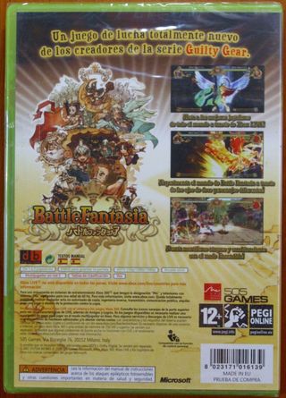 Battle Fantasia, Xbox 360, Pal-España ¡¡NUEVO!!