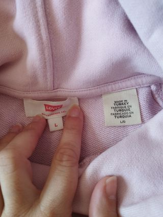 Sudadera levi's mujer con capucha