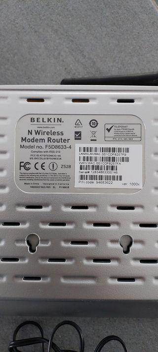 Router módem wireless N Belkin