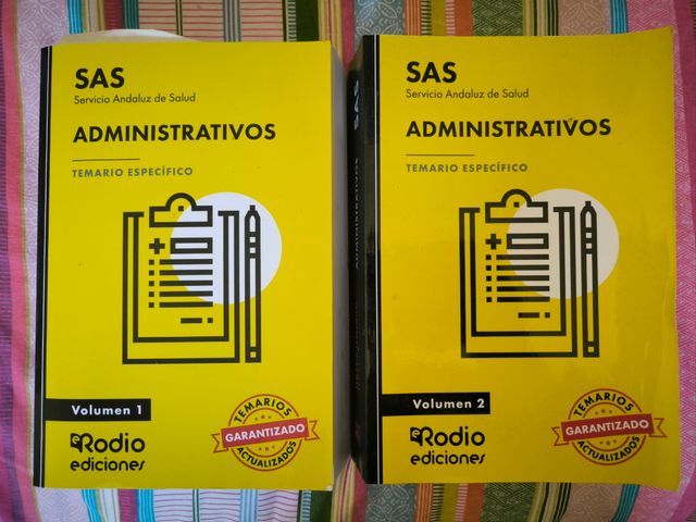 Temario Administrativo SAS actualizado.