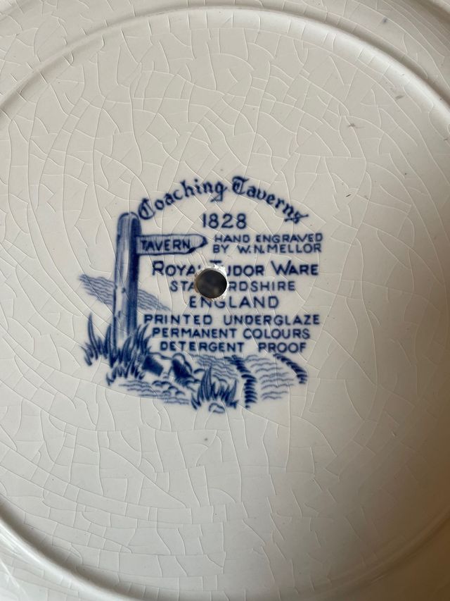 Coppia di piatti da collezione