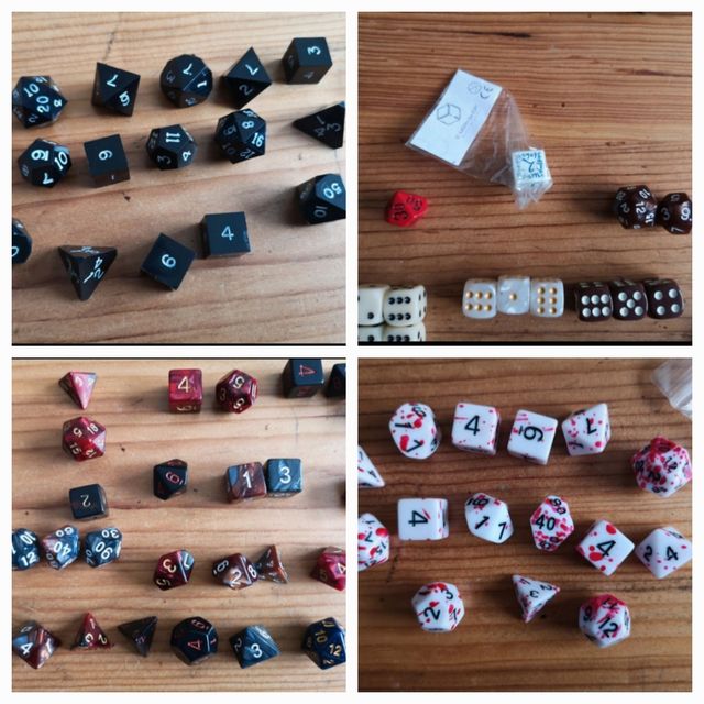 Dungeons and Dragons Dados Lote