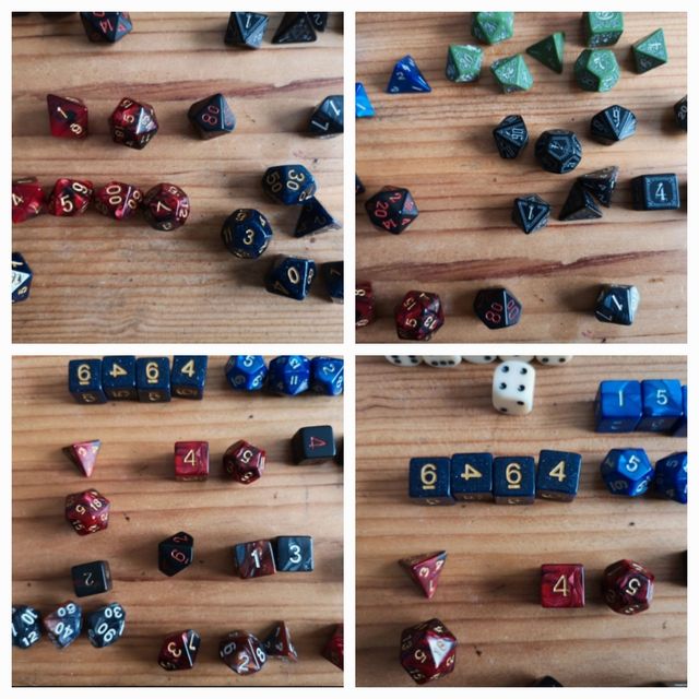 Dungeons and Dragons Dados Lote