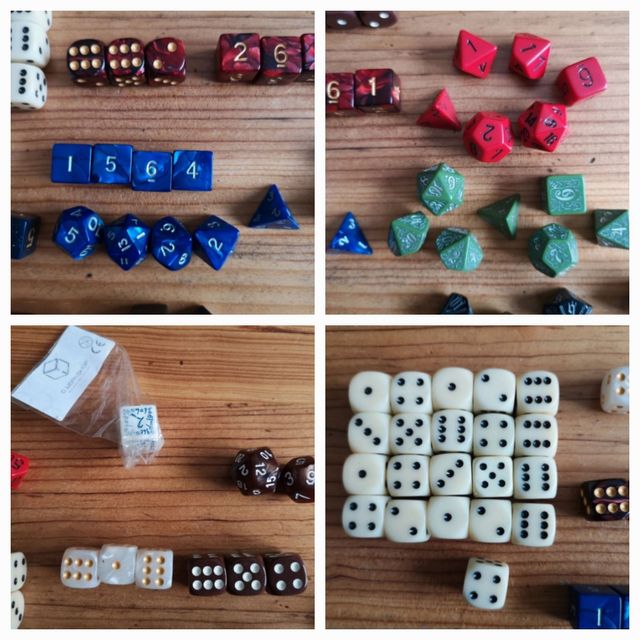 Dungeons and Dragons Dados Lote