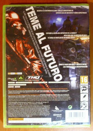 Metro 2033, Xbox 360, Pal-España ¡¡NUEVO!!
