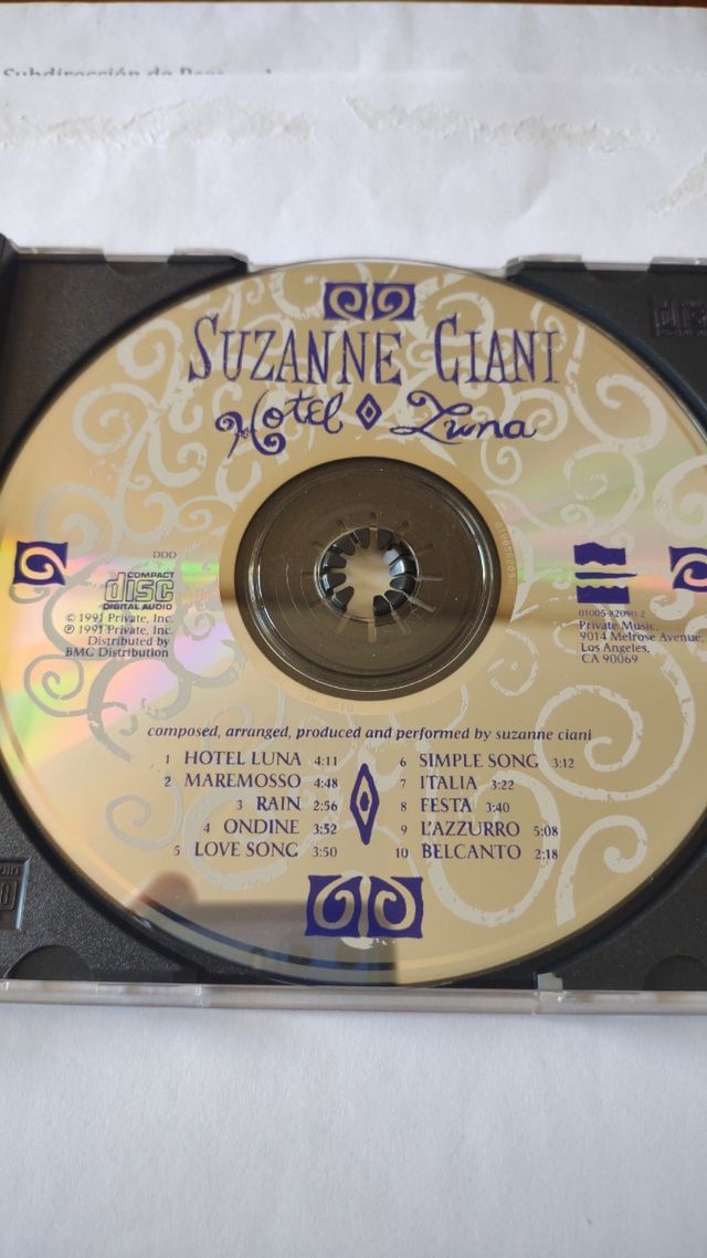 Ciani, Suzanne Hotel Luna CD 1991