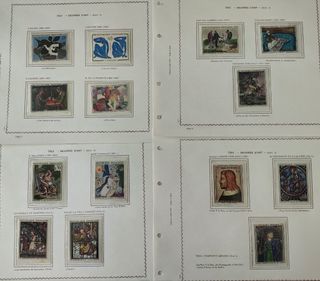 Francobolli francesi Oeuvres Artistiques