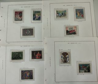 Francobolli francesi Oeuvres Artistiques