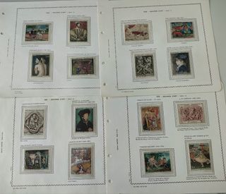 Francobolli francesi Oeuvres Artistiques