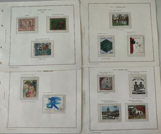 Francobolli francesi Oeuvres Artistiques