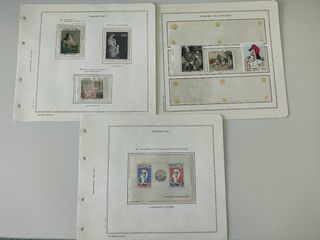 Francobolli francesi Oeuvres Artistiques