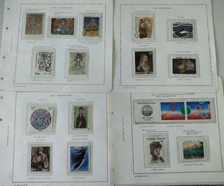 Francobolli francesi Oeuvres Artistiques