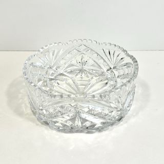 Vintage ! Centro de mesa cristal tallado