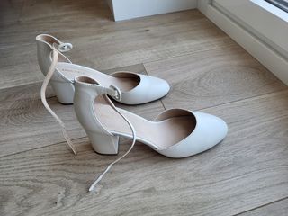Sandalias tacones zapatos de novia 38 tacón 7cm