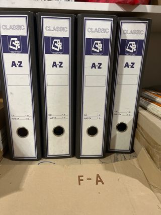 Ficheros Archivadores  de oficina  LIQUIDACION