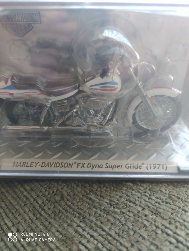 Motocicleta coleção Harley Davidson 1971