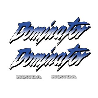 Kit pegatinas moto trail Honda Dominator 1998 Roja