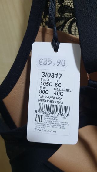 Sujetador Gisela 105C menos 30%
