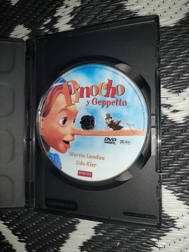 pinocho y Geppetto dvd descatalogado
