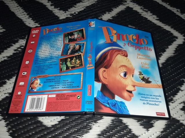 pinocho y Geppetto dvd descatalogado