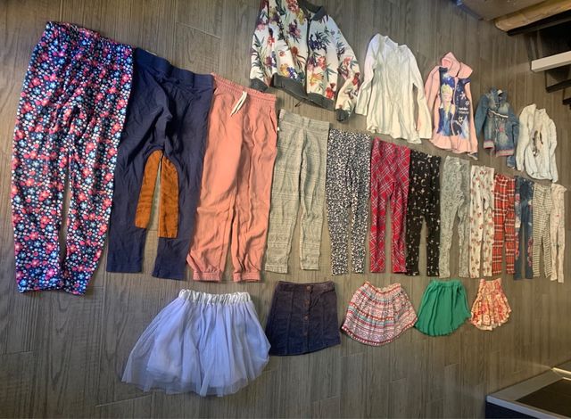 Lote mallas, chaqueta… niña 5-6 años, todo 30€