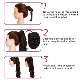 Peluca mujer Extensión Pelo COLA DE CABALLO