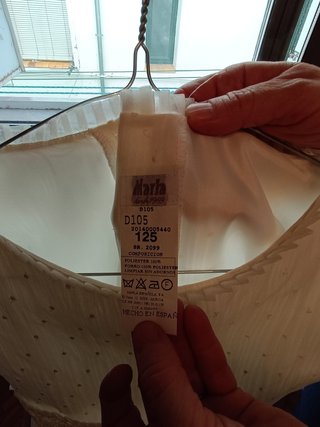 vestido de comunión