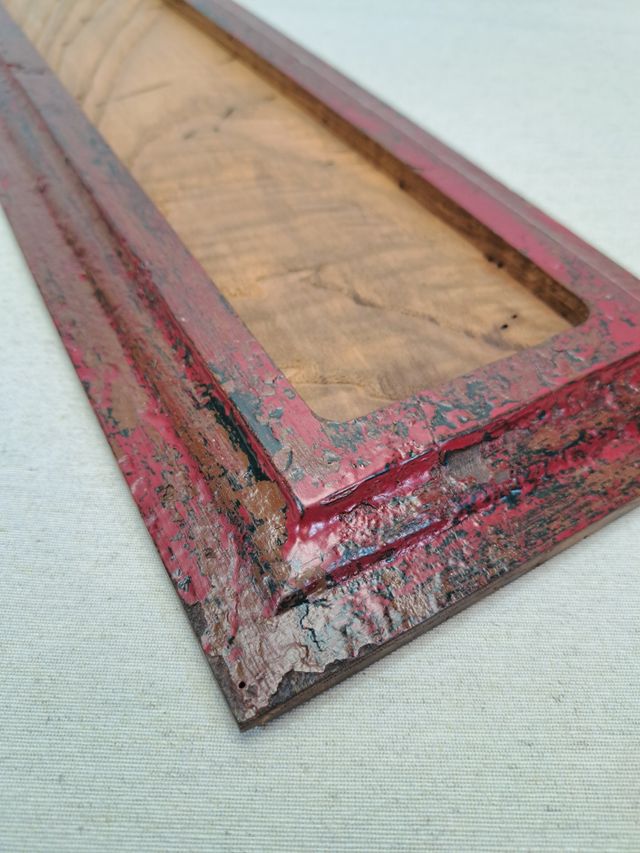 Bandeja vacía bolsillos de madera.