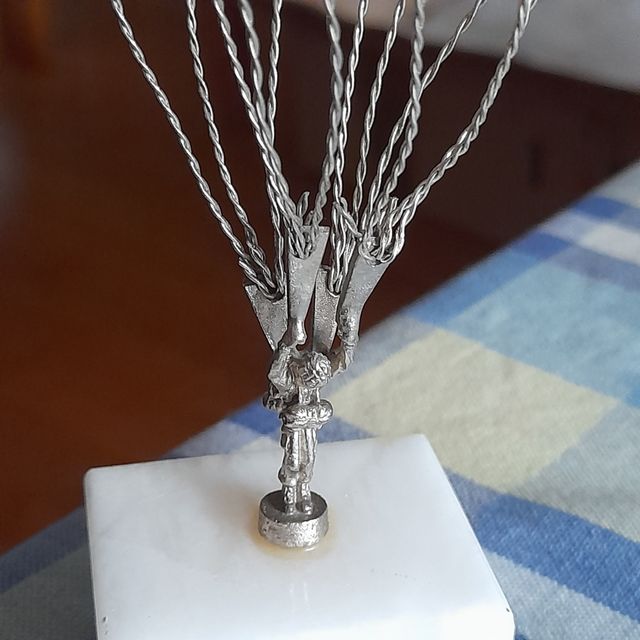 Trofeo plata paracaidismo