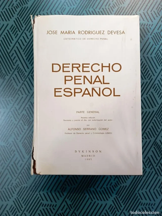 Derecho penal español: parte general