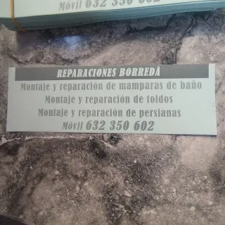 Reparación y montaje de Toldos