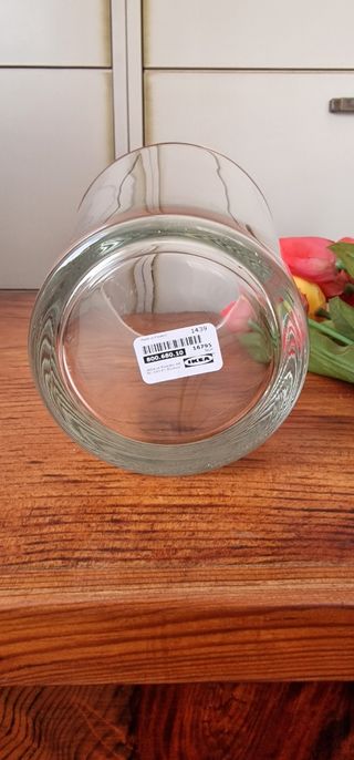 Florero + Flores artificiales IKEA