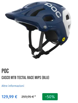 Casco MTB Poc tectal race MIPS Tg S