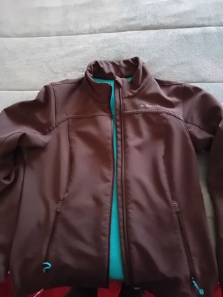 Casaco forro polar azul decathlon