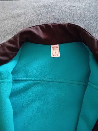 Casaco forro polar azul decathlon