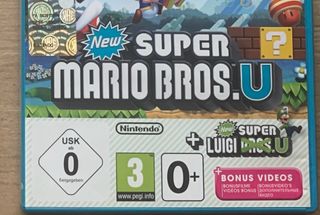 Lotto giochi WII U con Super Mario Bros.U Luigi